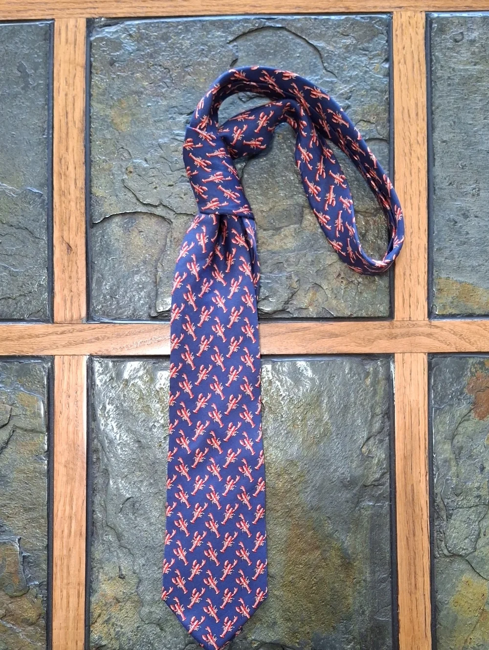 Men's J.CREW Silk Lobster Tie